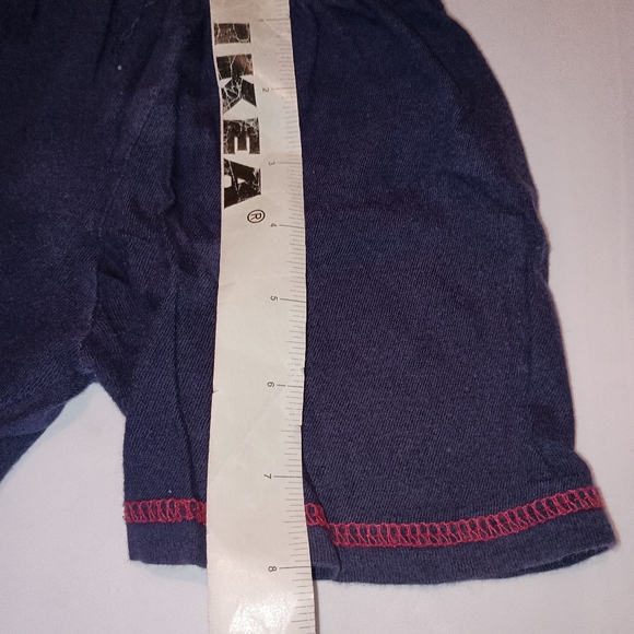 3/$10 🌟 Boys Medium Dark Blue Say It With Love Sweat Shorts Pants - Picture 5 of 9